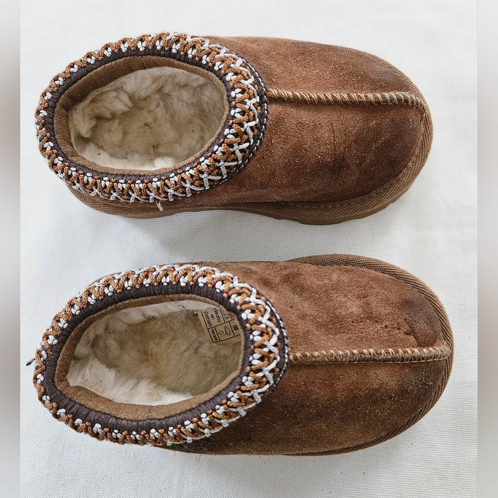 UGG Brown Kids Slippers